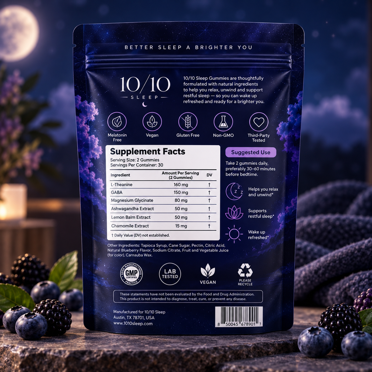 10/10 SLEEP Sleep Gummies